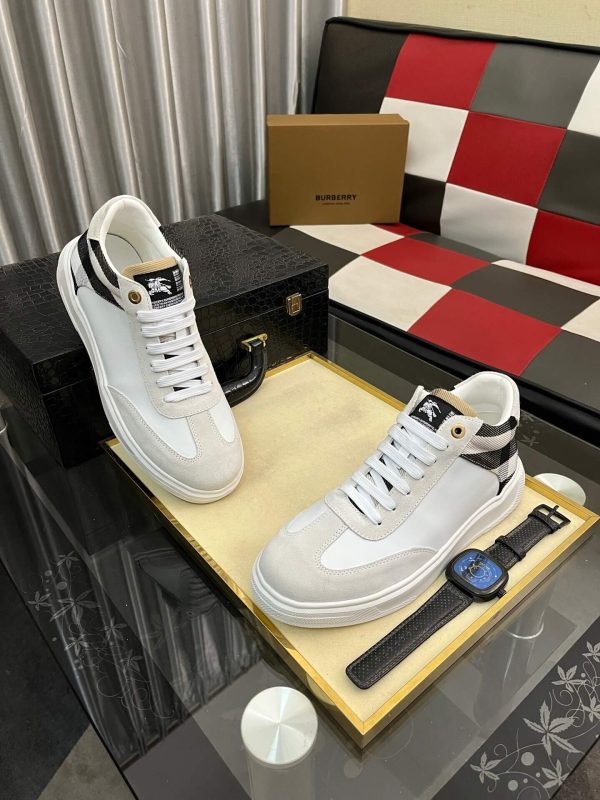 Burberry Terrace Check leather