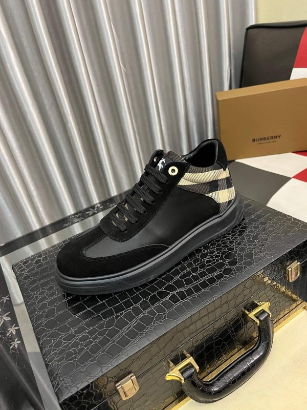 Burberry Terrace Check leather Sneakers