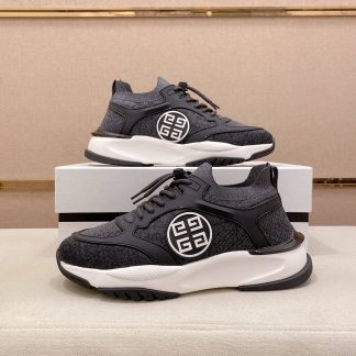 Givenchy G Move sneakers in mixed materials and black.