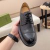 Gucci -Men's -black -leather -lace-up- shoes (3) Gucci Men's black leather lace-up shoes