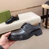 Gucci -Men's -black -leather -lace-up- shoes (4) Gucci Men's black leather lace-up shoes