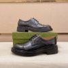 Gucci -Men's -black -leather -lace-up- shoes (8) Gucci Men's black leather lace-up shoes