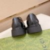 Gucci -Men's -black -leather -lace-up- shoes (9) Gucci Men's black leather lace-up shoes
