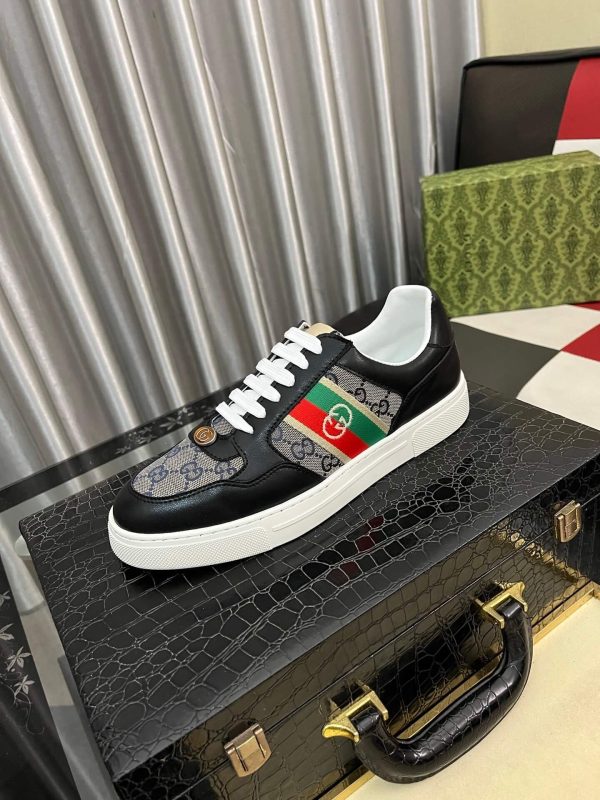 Gucci Screener leather low-top sneakers