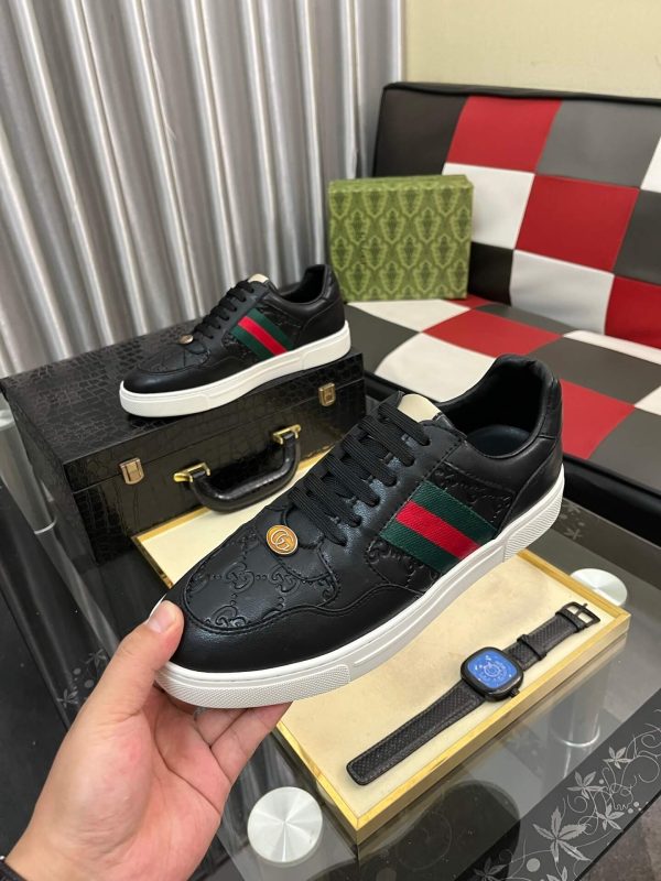 Gucci Screener leather low-top sneakers
