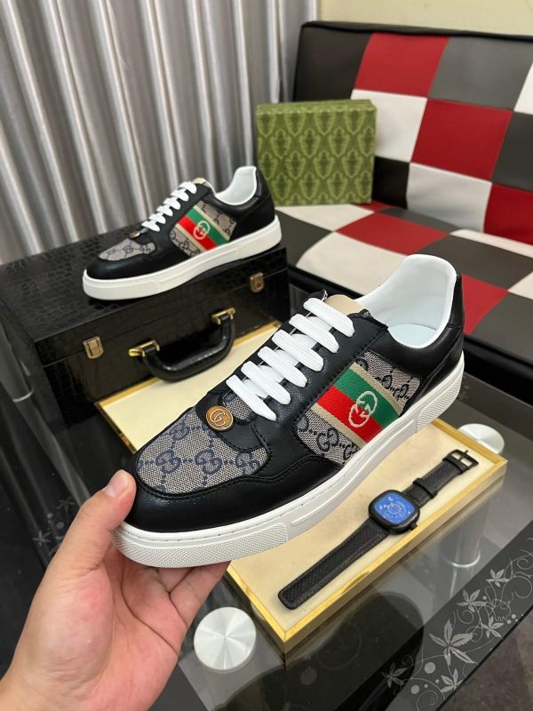 Gucci Screener leather low-top sneakers