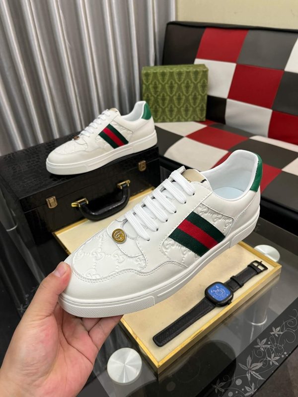 Gucci Screener leather low-top sneakers