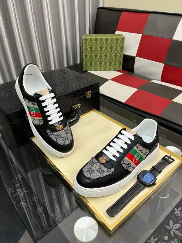 Gucci Screener leather low-top sneakers