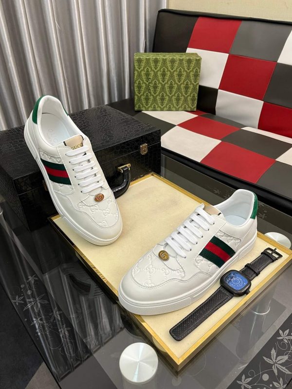 Gucci Screener leather low-top sneakers
