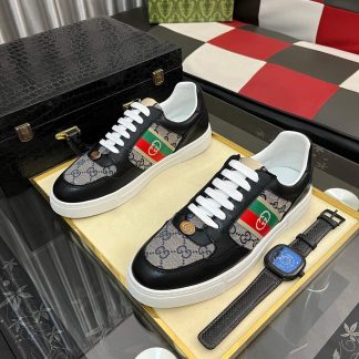 Gucci Screener leather low-top sneakers