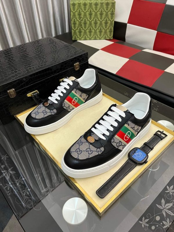 Gucci Screener leather low-top sneakers