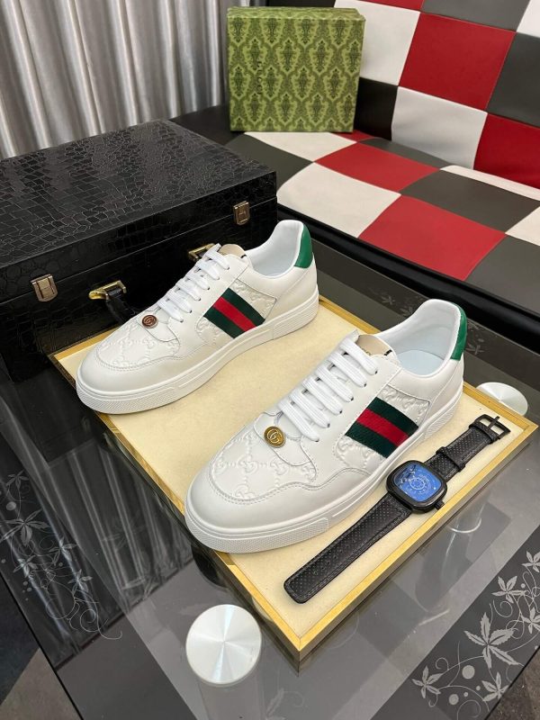 Gucci Screener leather low-top sneakers