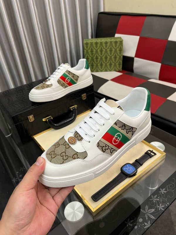 Gucci Screener leather low-top sneakers