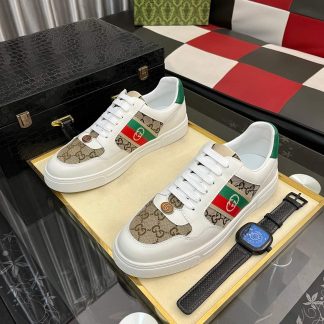 Gucci Screener leather low-top sneakers