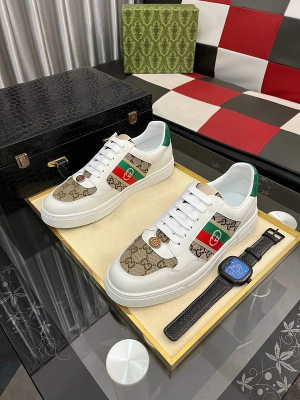 Gucci Screener leather low-top sneakers