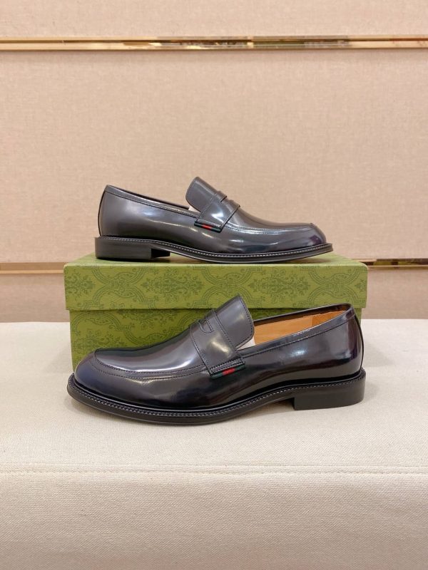 Gucci black leather penny loafers (5) Gucci black leather penny loafers
