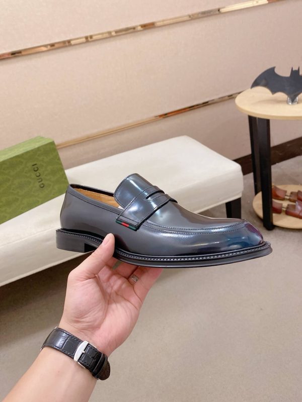 Gucci black leather penny loafers (7) Gucci black leather penny loafers