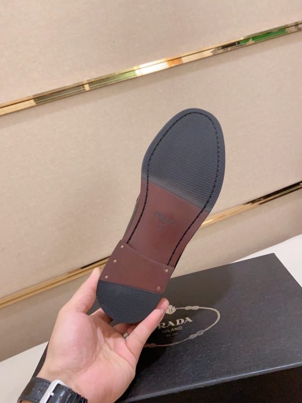 brown men's formal derby shoes.