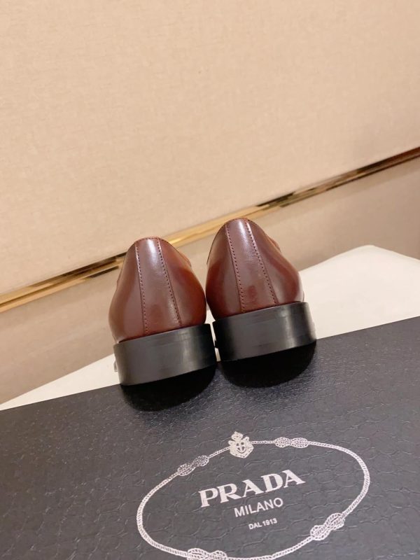 brown men's formal derby shoes.