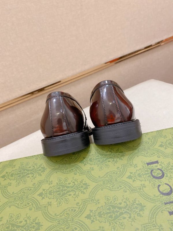 Gucci leather penny loafers