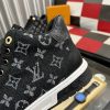 Louis Vuitton Calfskin Monogram Stellar Sneaker Boots