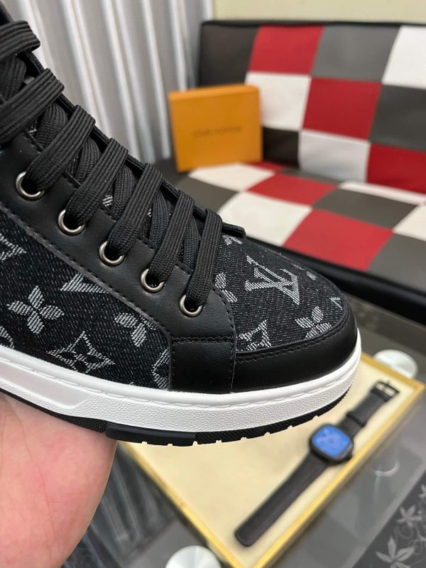 Louis Vuitton Calfskin Monogram Stellar Sneaker Boots