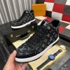 Louis Vuitton Calfskin Monogram Stellar Sneaker Boots