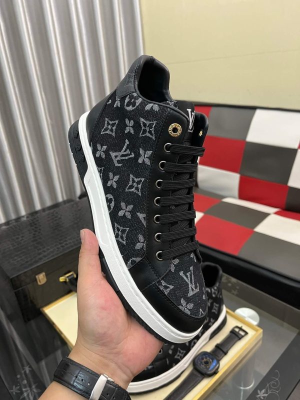 Louis Vuitton Calfskin Monogram Stellar Sneaker Boots