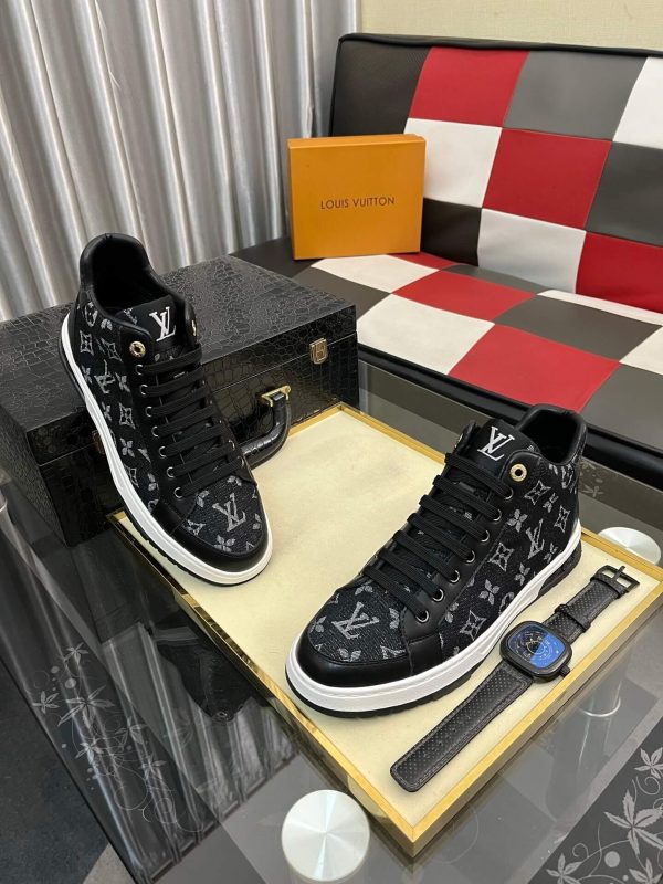 Louis Vuitton Calfskin Monogram Stellar Sneaker Boots