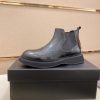 Prada- Patent -Leather -Lasercut- Accents -Chelsea- Boot (1) Prada Patent Leather Lasercut Accents Chelsea Boot