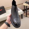 Prada- Patent -Leather -Lasercut- Accents -Chelsea- Boot (9) Prada Patent Leather Lasercut Accents Chelsea Boot
