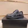 Prada brushed leather derby shoes