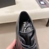 Prada men's black leather