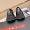 Prada men's black leather