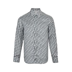 A long-sleeved button-down dress shirt by Dior is Replica