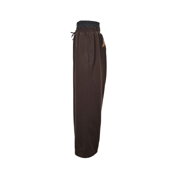 Acne Studios Prowser U Gym Organic Cotton Sweatpants- Dark Brown