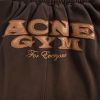 Acne Studios Prowser U Gym Organic Cotton Sweatpants- Dark Brown