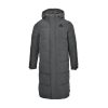 Adidas 3-Stripes Long Down Jacket- Grey (5) Adidas 3-Stripes Long Down Jacket- Grey
