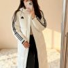 Adidas 3-Stripes Long Down Jacket- White (5) Adidas 3-Stripes Long Down Jacket- White