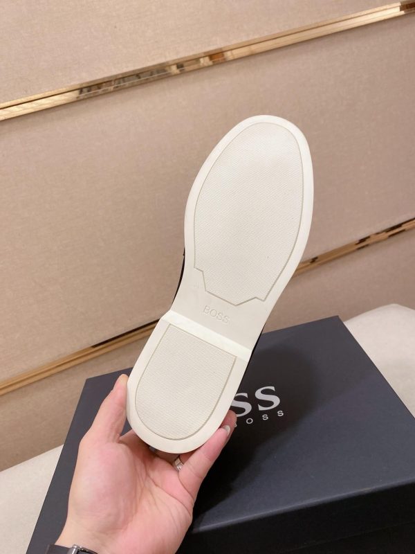 BOSS Sienne suede loafers