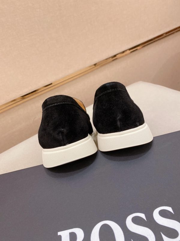 BOSS Sienne suede loafers