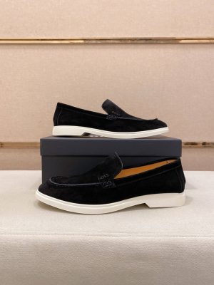 BOSS Sienne suede loafers
