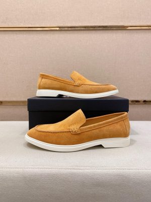 BOSS Sienne suede loafers