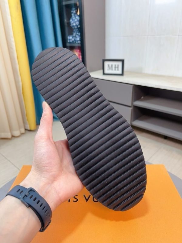 Black Louis Vuitton sneaker