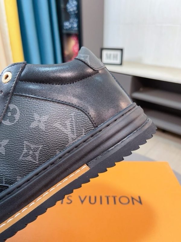 Black Louis Vuitton sneaker