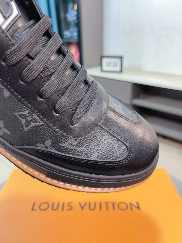 Black Louis Vuitton sneaker