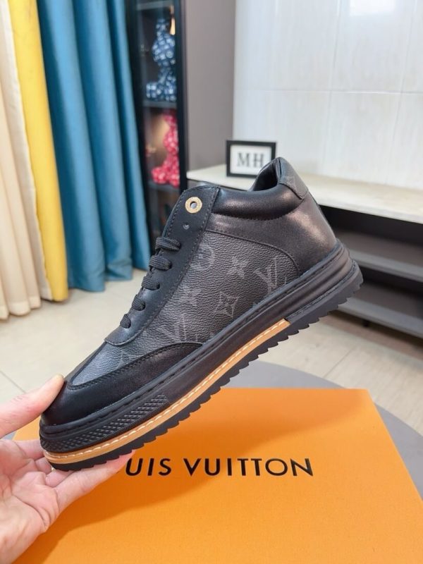 Black Louis Vuitton sneaker