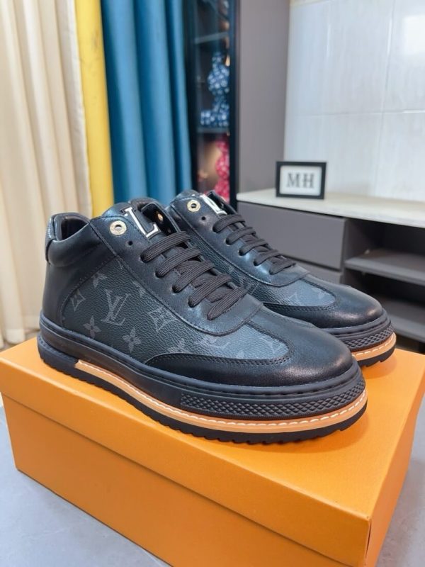 Black Louis Vuitton sneaker
