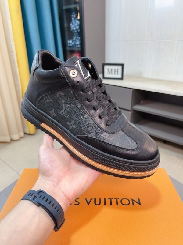 Black Louis Vuitton sneaker