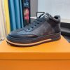 Black Louis Vuitton sneaker
